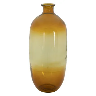 Wazon BOTELLA NAPOLES Szkło Recyklingowane Pomarańczowy 19x45 cm (PRODUKOWANY W HISZPANII)